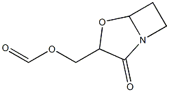 3-[(Formyloxy)methyl]-4-oxa-1-azabicyclo[3.2.0]heptan-2-one Structure