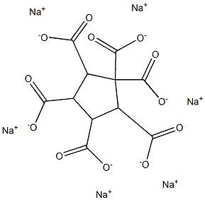 1,1,2,3,4,5-Cyclopentanehexacarboxylic acid hexasodium salt Structure