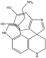 1'-(2-Aminoethyl)-3',6',7',8'-tetrahydrospiro[3H-indole-3,9'-[9H]pyrrolo[3,2-f]quinoline]-5,6-diol