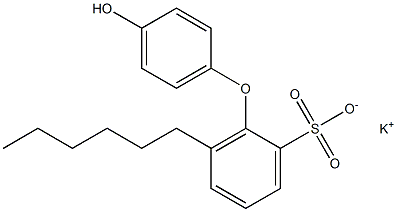 4'-Hydroxy-6-hexyl[oxybisbenzene]-2-sulfonic acid potassium salt|