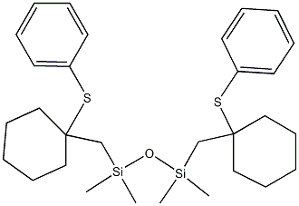 [1-(Phenylthio)cyclohexyl](trimethylsilyl) ether Struktur