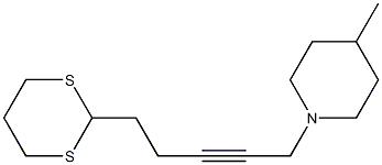 2-[5-(4-Methyl-1-piperidinyl)-3-pentynyl]-1,3-dithiane