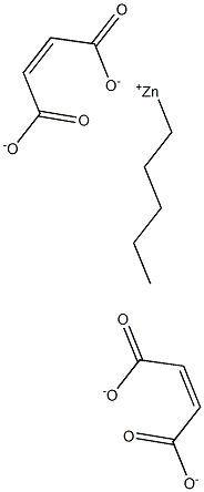 Bis(maleic acid 1-pentyl)zinc salt,,结构式