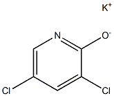 Potassium 3,5-dichloropyridine-2-olate Structure