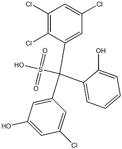  (3-Chloro-5-hydroxyphenyl)(2,3,5-trichlorophenyl)(2-hydroxyphenyl)methanesulfonic acid