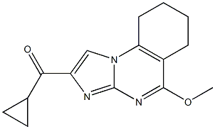 2-Cyclopropylcarbonyl-6,7,8,9-tetrahydro-5-methoxyimidazo[1,2-a]quinazoline