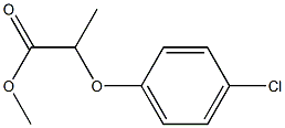2-(4-Chlorophenoxy)propanoic acid methyl ester,,结构式