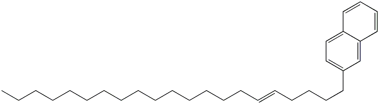 2-(5-ヘニコセニル)ナフタレン 化学構造式