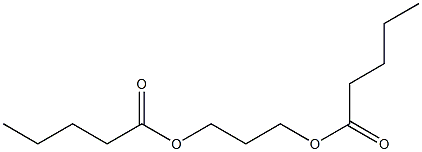 Divaleric acid 1,3-propanediyl ester Structure