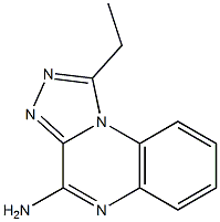 4-Amino-1-ethyl[1,2,4]triazolo[4,3-a]quinoxaline Structure