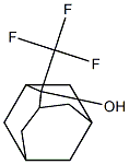 2-(Trifluoromethyl)adamantan-2-ol 结构式