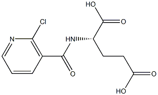 N-(2-Chloronicotinoyl)-L-glutamic acid Structure