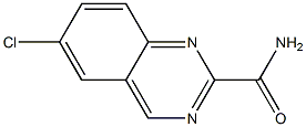 6-Chloroquinazoline-2-carboxamide,,结构式