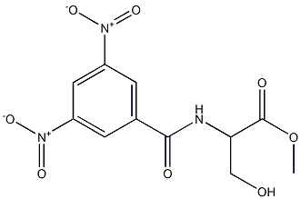 2-[(3,5-Dinitrobenzoyl)amino]-3-hydroxypropanoic acid methyl ester