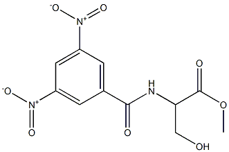  2-[(3,5-Dinitrobenzoyl)amino]-3-hydroxypropanoic acid methyl ester