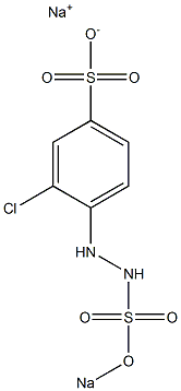  3-Chloro-4-[2-(sodiosulfo)hydrazino]benzenesulfonic acid sodium salt