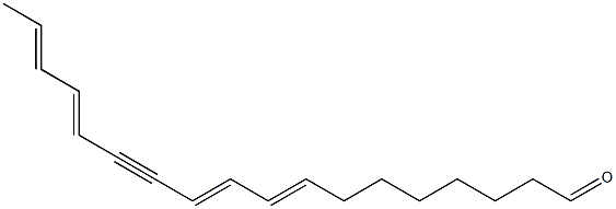 8,10,14,16-Octadecatetrene-12-ynal Structure