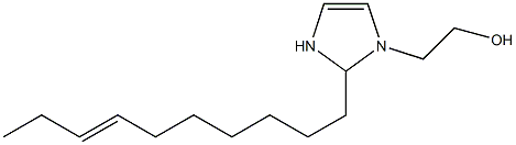 2-(7-Decenyl)-4-imidazoline-1-ethanol 结构式