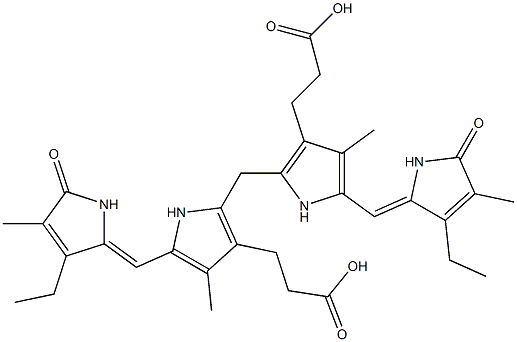 2,2'-Methylenebis[4-methyl-5-(3-ethyl-4-methyl-5-oxo-2,5-dihydro-1H-pyrrole-2-ylidenemethyl)-1H-pyrrole-3-propanoic acid]