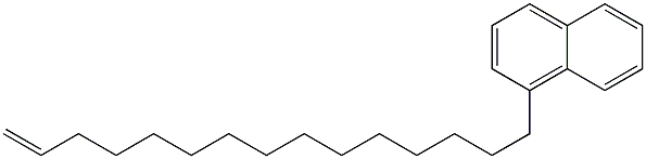 1-(14-ペンタデセニル)ナフタレン 化学構造式