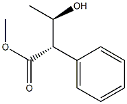 (2S,3R)-2-Phenyl-3-hydroxybutyric acid methyl ester Struktur