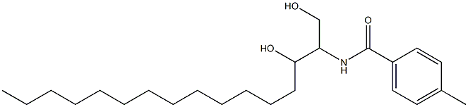 N-(1,3-Dihydroxyhexadecan-2-yl)-4-methylbenzamide Structure
