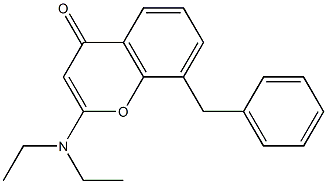 8-Benzyl-2-(diethylamino)chromone Structure