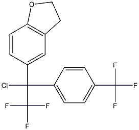 1-Chloro-1-(coumaran-5-yl)-1-[4-(trifluoromethyl)phenyl]-2,2,2-trifluoroethane