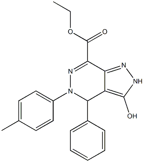 [4,5-Dihydro-3-hydroxy-4-phenyl-5-(4-methylphenyl)-2H-pyrazolo[3,4-d]pyridazine]-7-carboxylic acid ethyl ester