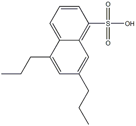 5,7-Dipropyl-1-naphthalenesulfonic acid Structure