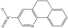 5,6-Dihydro-3-nitrobenzo[h]quinoline 结构式