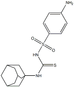 1-(1-Adamantyl)-3-[(4-aminophenyl)sulfonyl]thiourea|