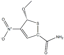(5R)-2-Carbamoyl-4-nitro-5-methoxy-2,5-dihydrothiophen-2-ide