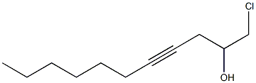 1-Chloro-4-undecyn-2-ol,,结构式