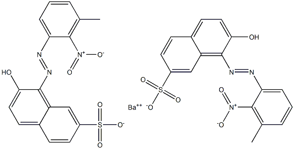 Bis[1-[(3-methyl-2-nitrophenyl)azo]-2-hydroxy-7-naphthalenesulfonic acid]barium salt