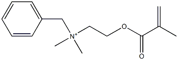 [2-(Methacryloyloxy)ethyl]benzyldimethylaminium 结构式