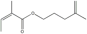 2-Methylisocrotonic acid 4-methyl-4-pentenyl ester