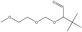 2-[(2-Methoxyethoxy)methoxy]-3,3-dimethylbutyraldehyde Structure