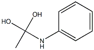 N-(1,1-ジヒドロキシエチル)アニリン 化学構造式