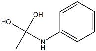 N-(1,1-Dihydroxyethyl)aniline Structure