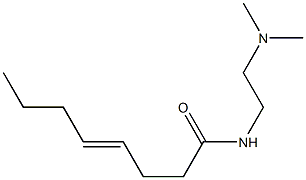 N-[2-(Dimethylamino)ethyl]-4-octenamide Structure