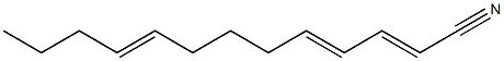 2,4,9-Tridecatrienenitrile 结构式