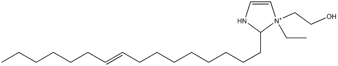 1-Ethyl-2-(9-hexadecenyl)-1-(2-hydroxyethyl)-4-imidazoline-1-ium|