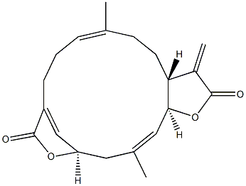 (3aR,6E,13R,15E,16aS)-3a,4,5,8,9,13,14,16a-Octahydro-6,15-dimethyl-3-methylene-11H-13,10-methenofuro[2,3-f]oxacyclopentadecin-2,11(3H)-dione