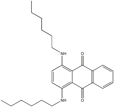 1,4-Bis(hexylamino)anthraquinone Structure