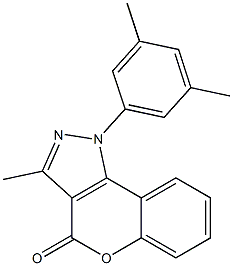 1-(3,5-Dimethylphenyl)-3-methyl[1]benzopyrano[4,3-c]pyrazol-4(1H)-one