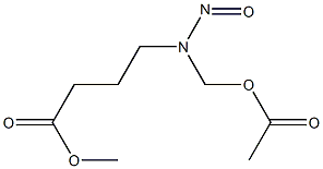 4-(N-Acetyloxymethyl-N-nitrosoamino)butyric acid methyl ester|
