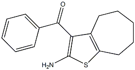 2-Amino-3-benzoyl-5,6,7,8-tetrahydro-4H-cyclohepta[b]thiophene