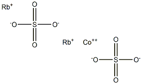 Rubidium cobalt(II) sulfate,,结构式