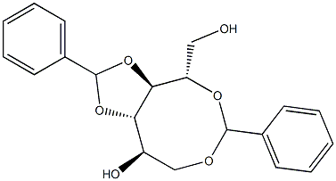 1-O,5-O:3-O,4-O-Dibenzylidene-L-sorbitol,,结构式